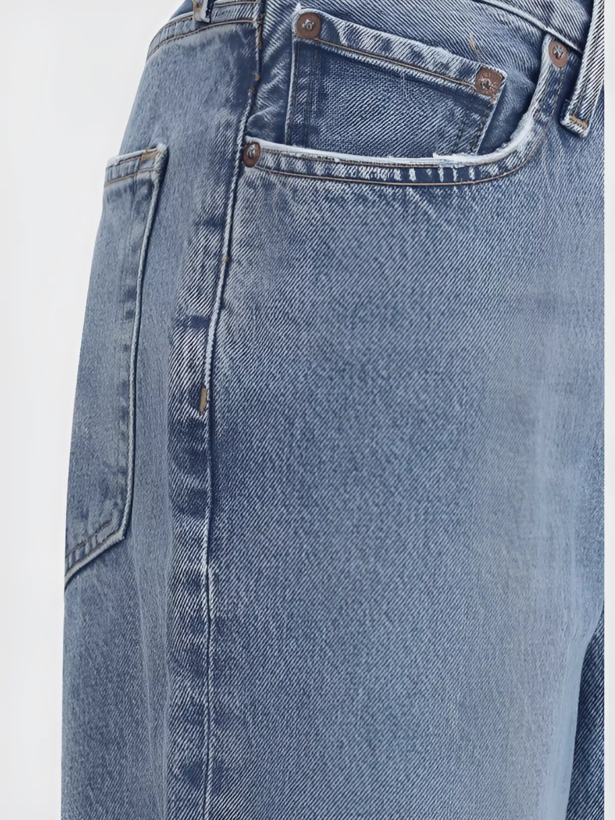 Agolde V-Waist Baggy Jeans Elongated Silhouette