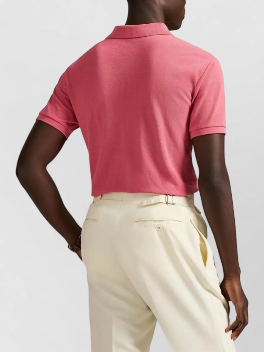 Polo Ralph Lauren Slim Fit Mesh Shirt Tennis Hem