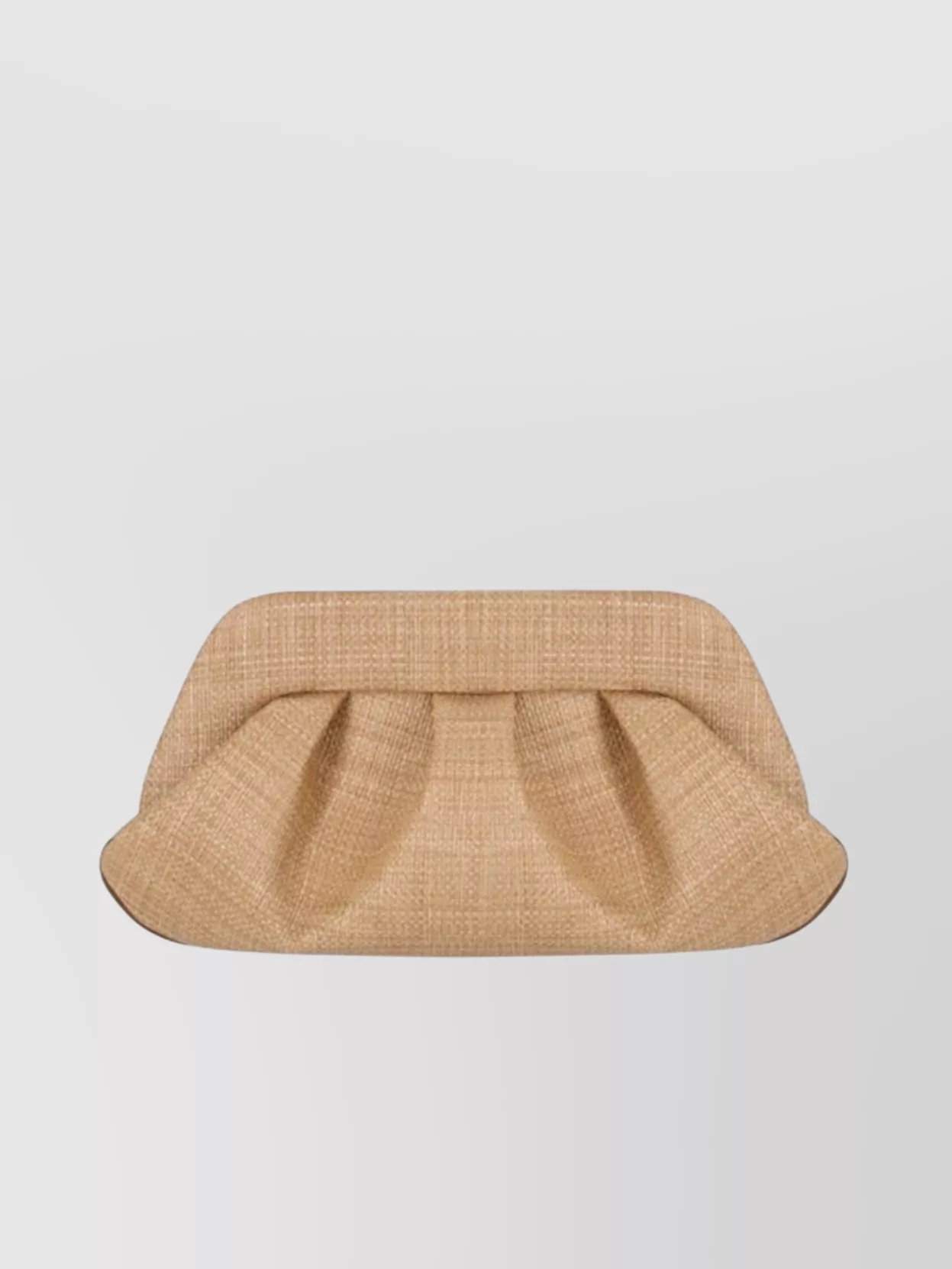 Themoirè Fringed Raffia Clutch Bag