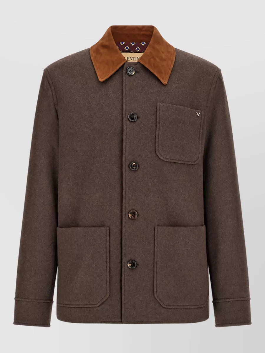 Valentino Garavani wool single breasted coat