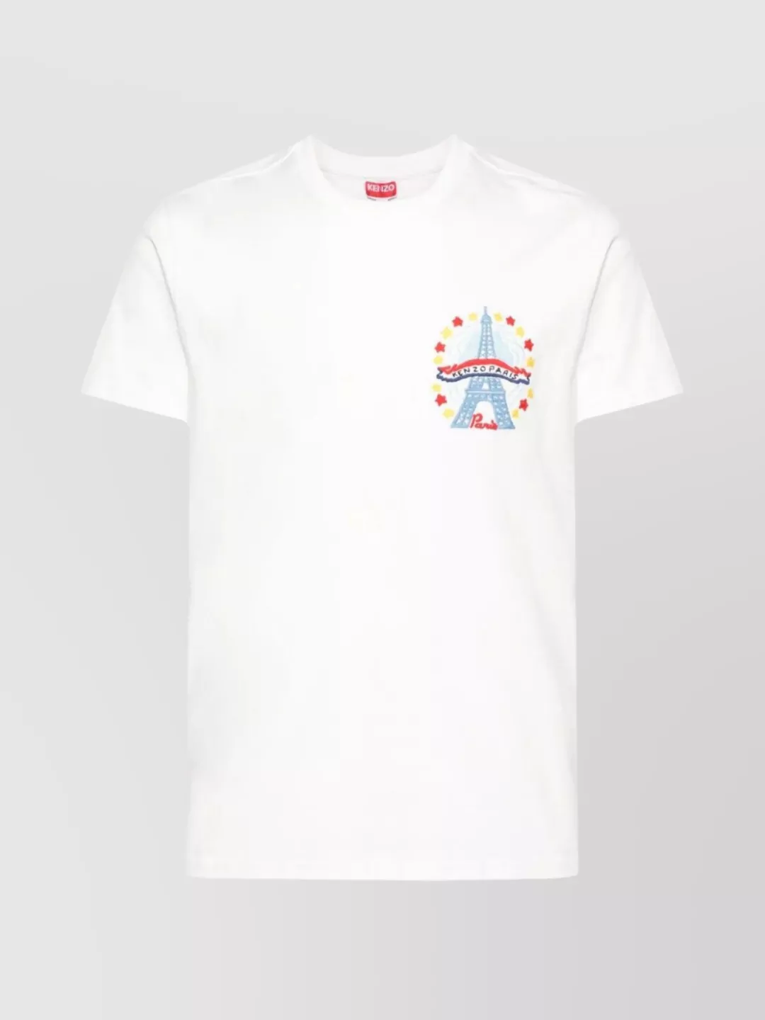Shop Kenzo Graphic Sketch Varsity T-shirt In White