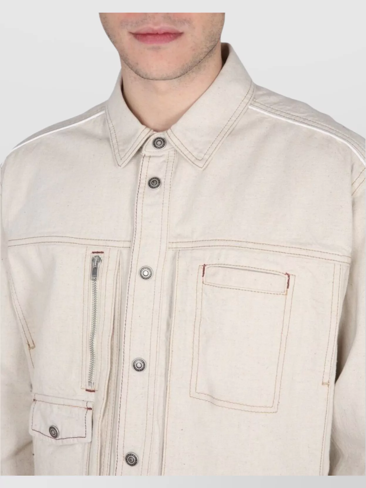 Isabel Marant Pascual Denim Jacket Chest Pockets