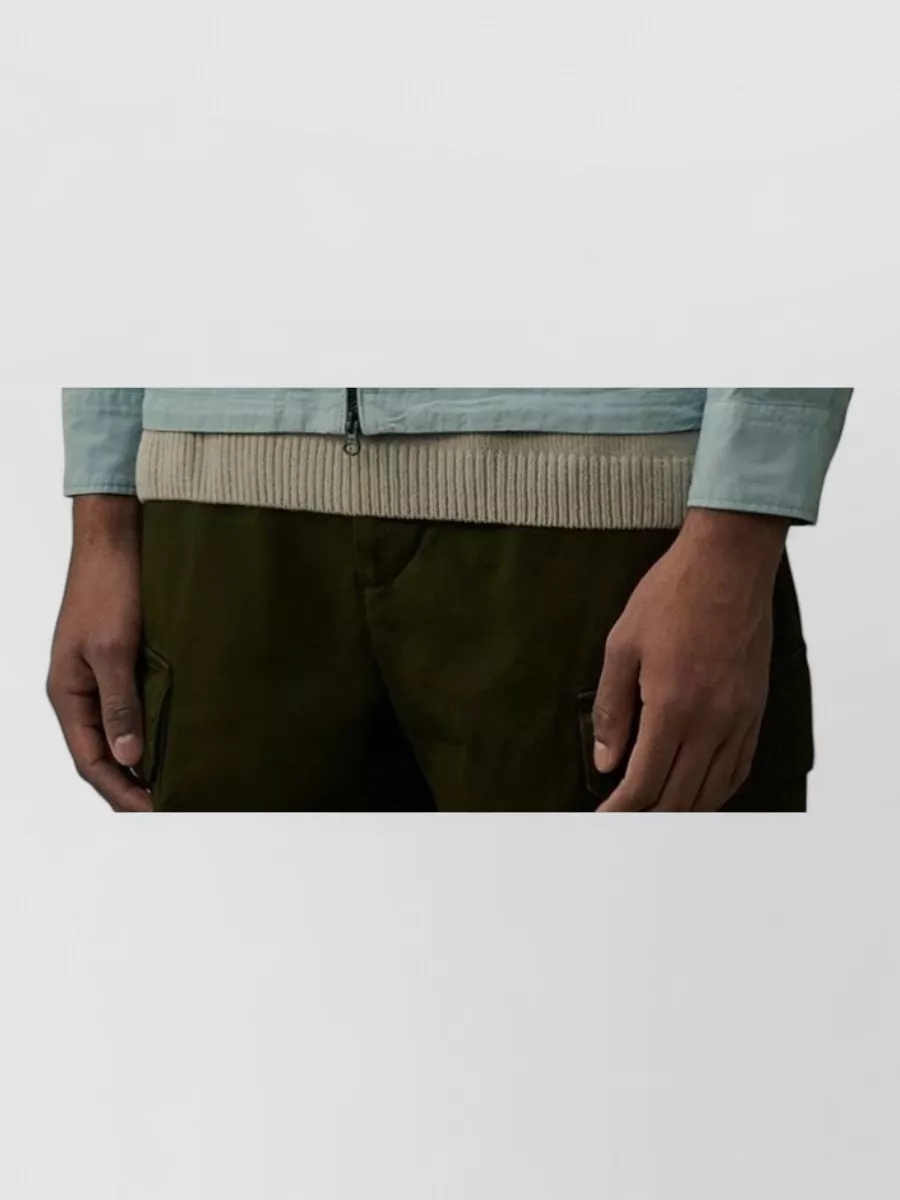 C.p. Company Organic Cotton Zip-Up Overshirt