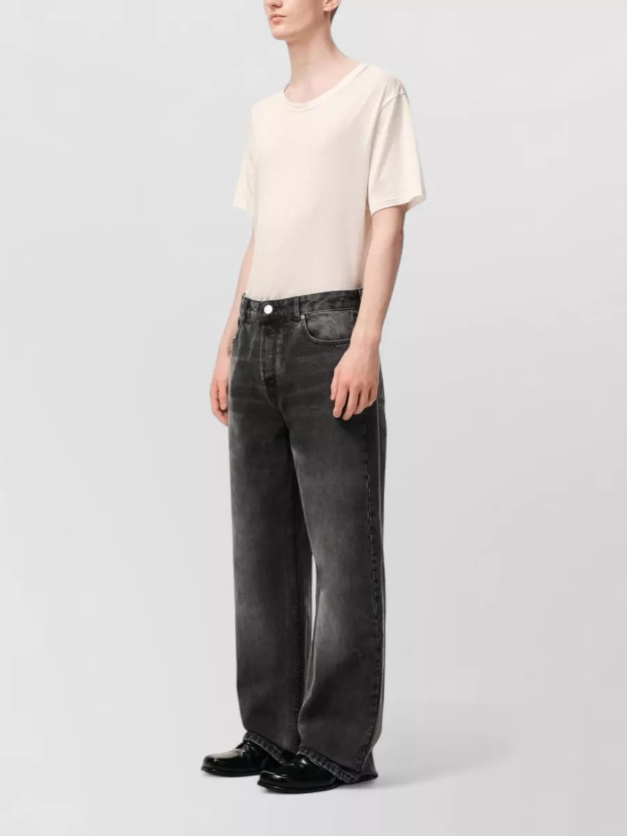 Ami Paris Wide-Leg Jeans