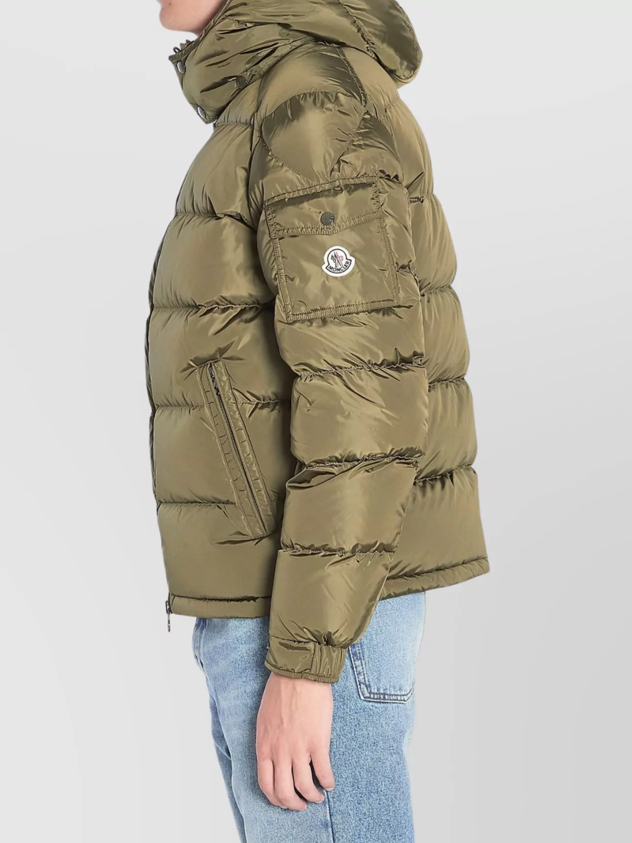Moncler Adjustable Hooded Down Jacket