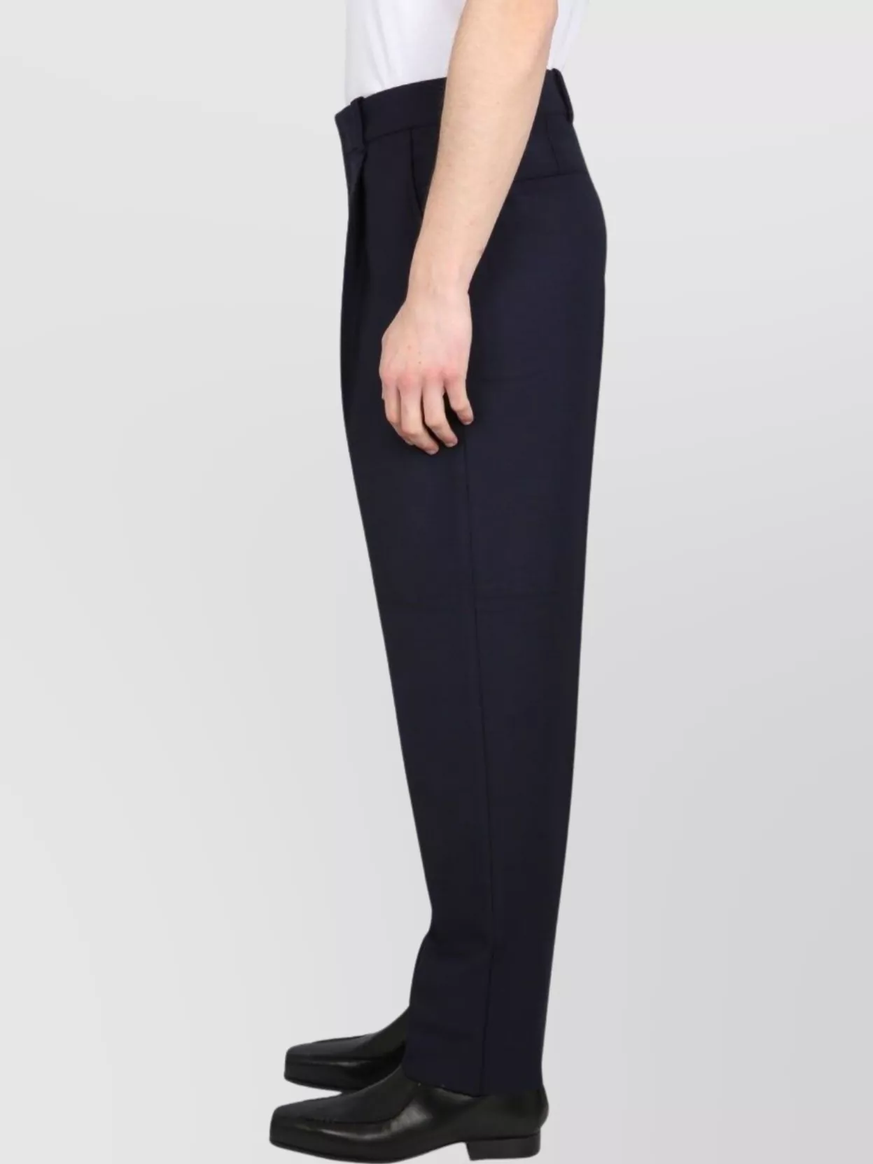 Acne Studios Straight Leg Trousers Featuring Pleated Front