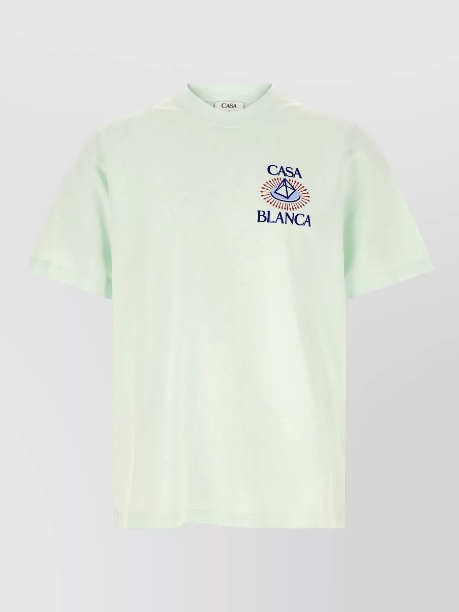 Casablanca logo print t-shirt