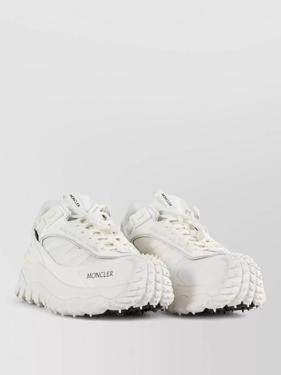 Moncler leather low-top sneakers