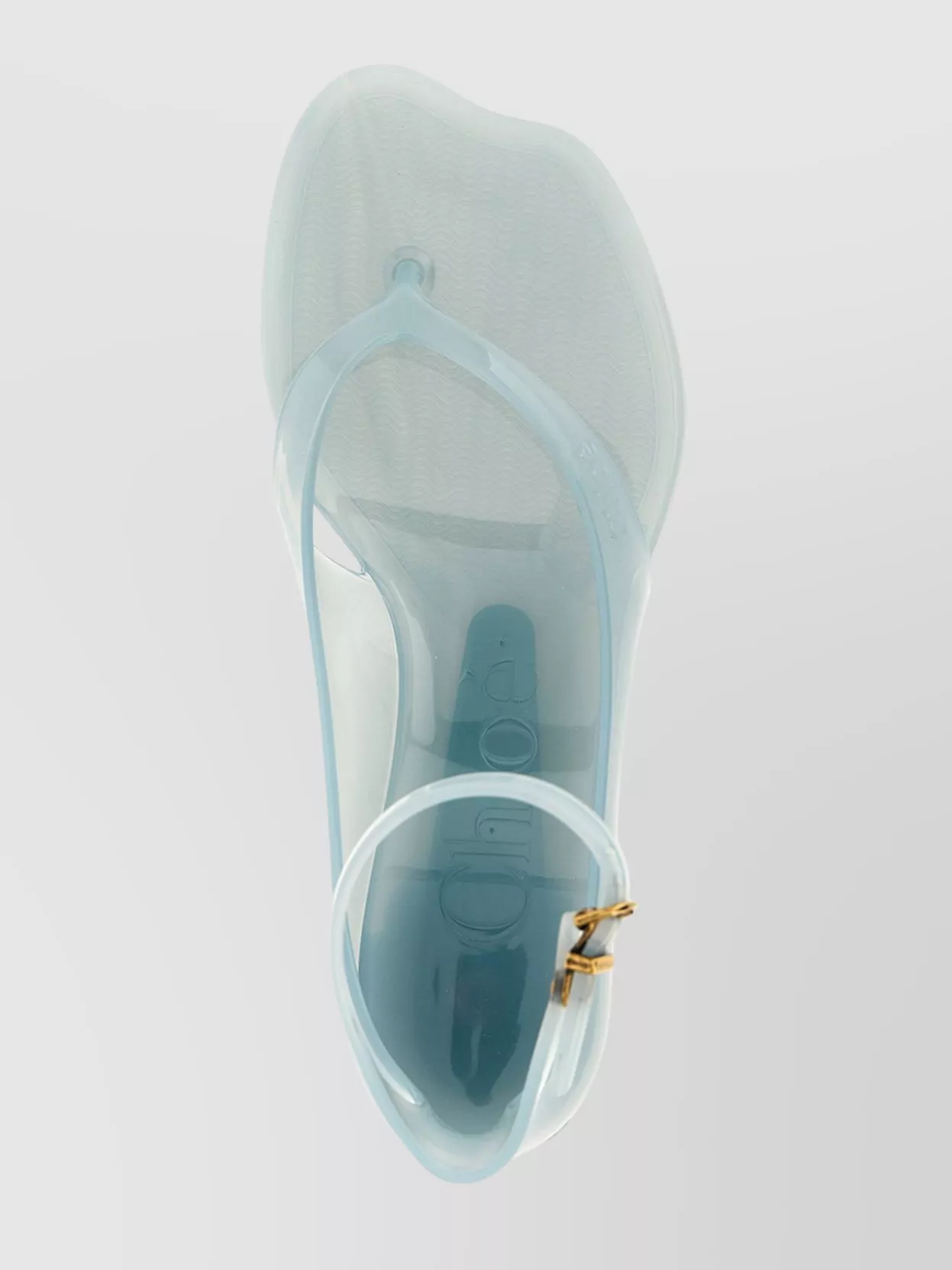 Chloé Jelly Sandals With Ankle Strap And Transparent Design