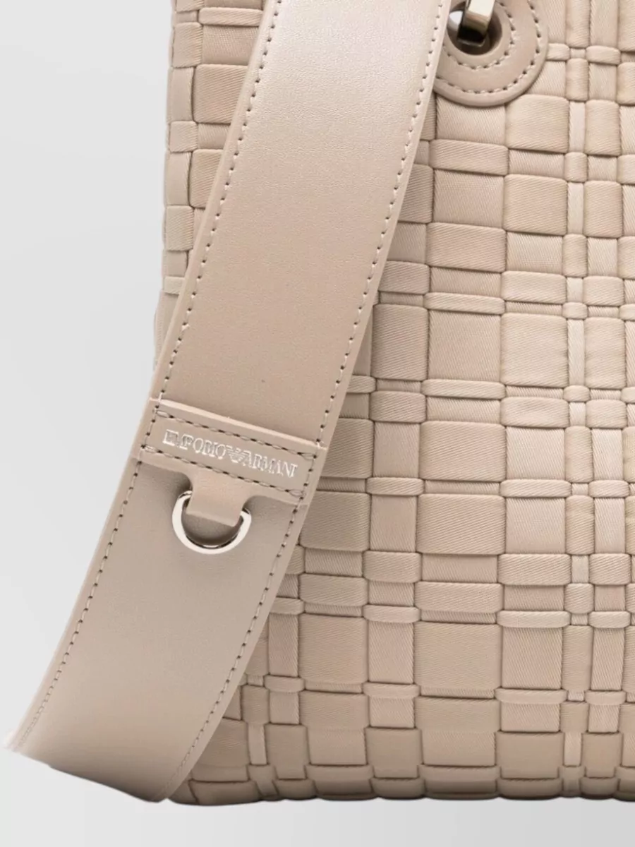 Emporio Armani Woven Shoulder Bag