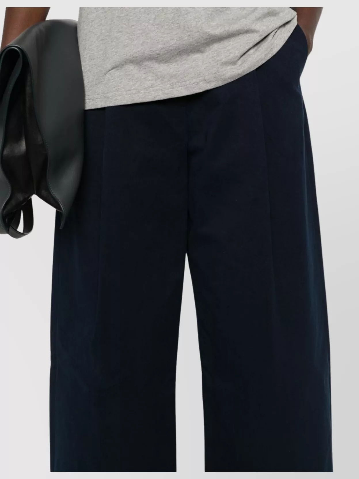 Studio Nicholson High-Waisted Wide-Leg Cotton Trousers