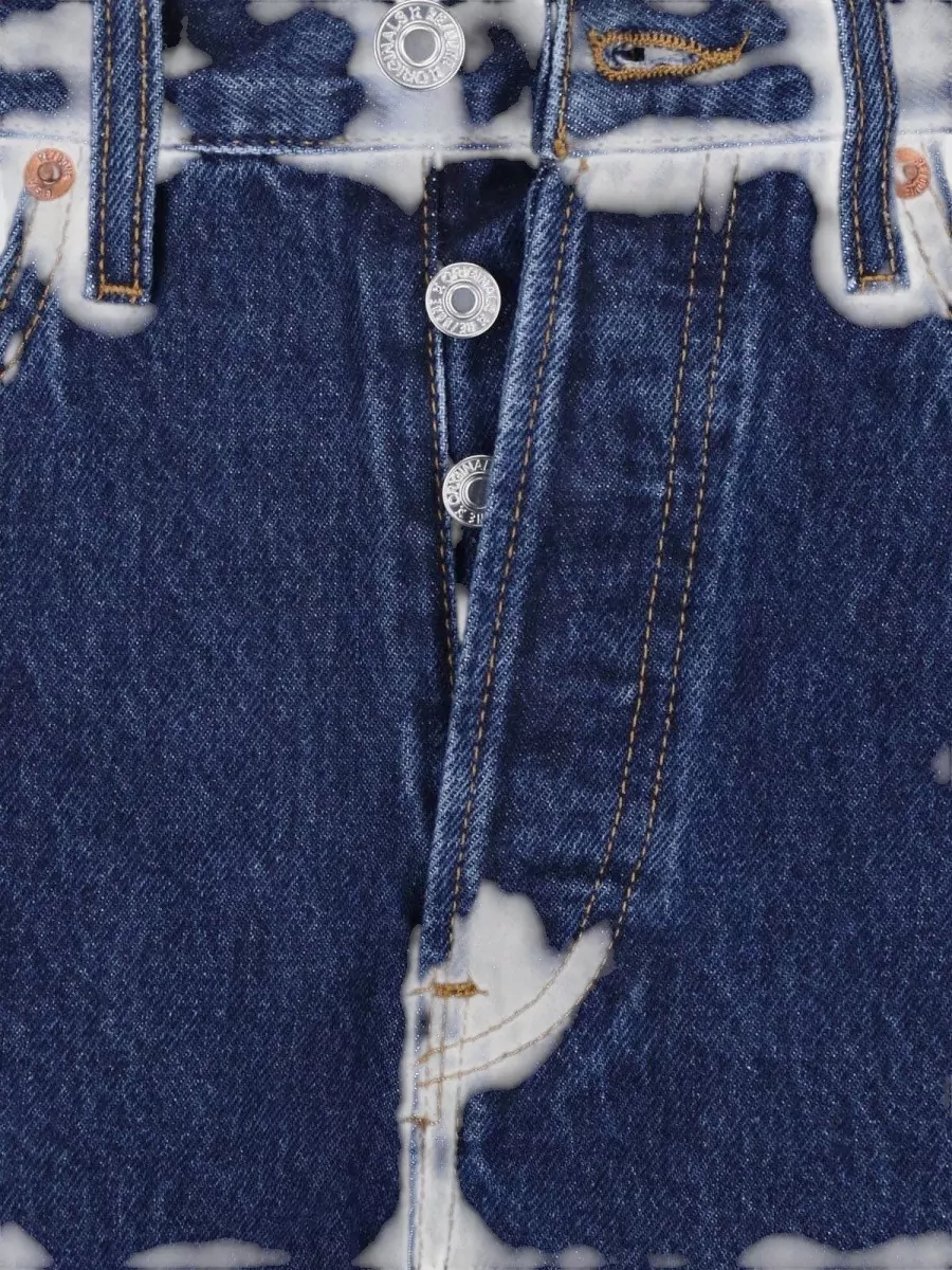 Re/Done High-Rise Straight-Leg Jeans