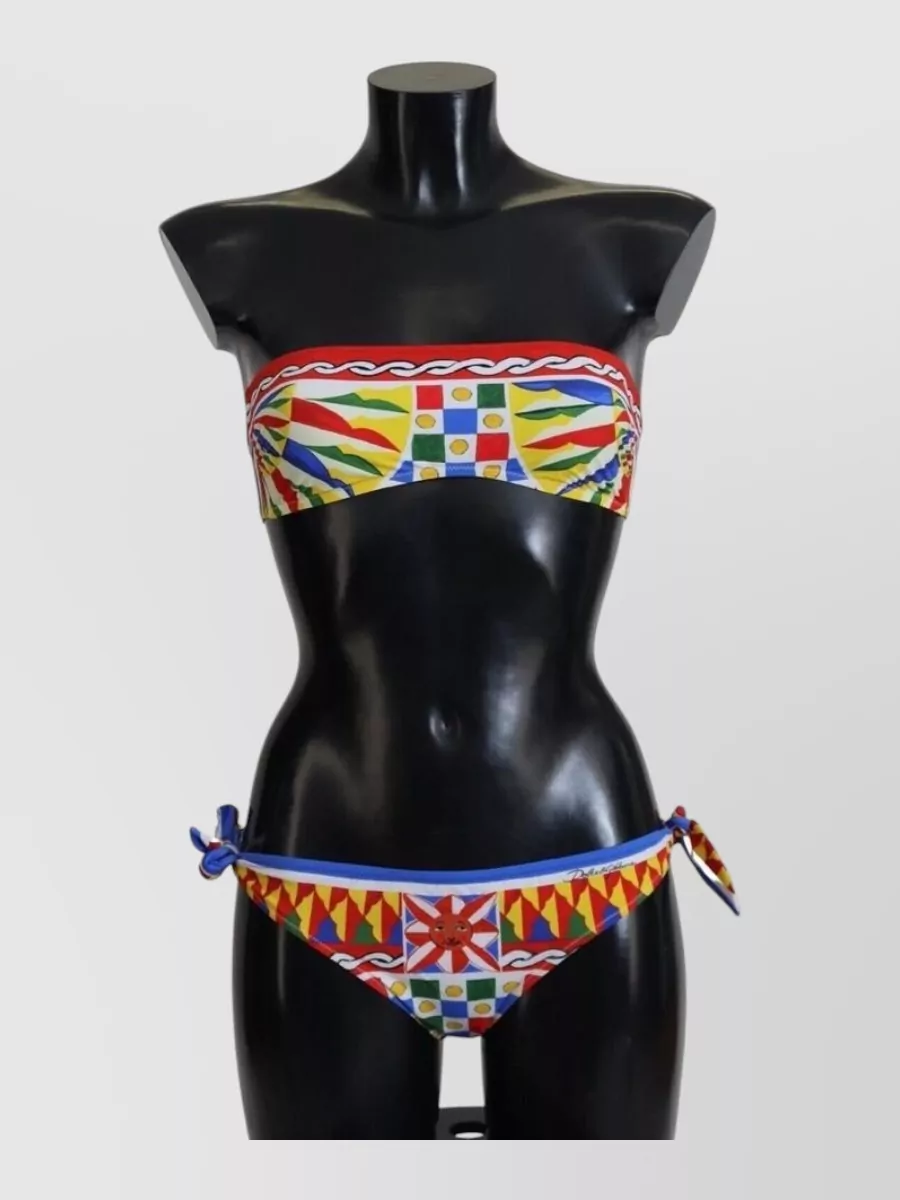 Dolce&Gabbana cotton short bikini bottoms