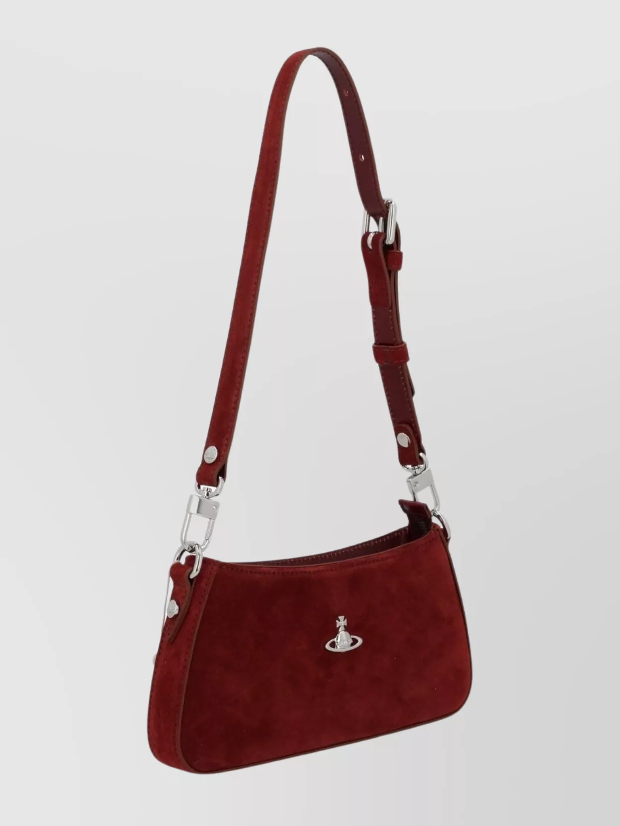 Vivienne Westwood Suede Shoulder Bag Adjustable Strap