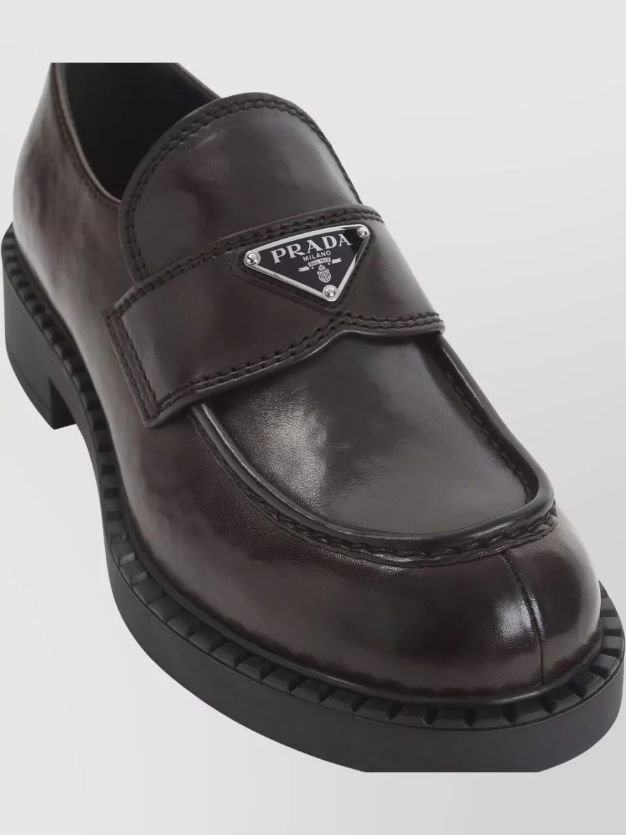 Prada Leather Loafers