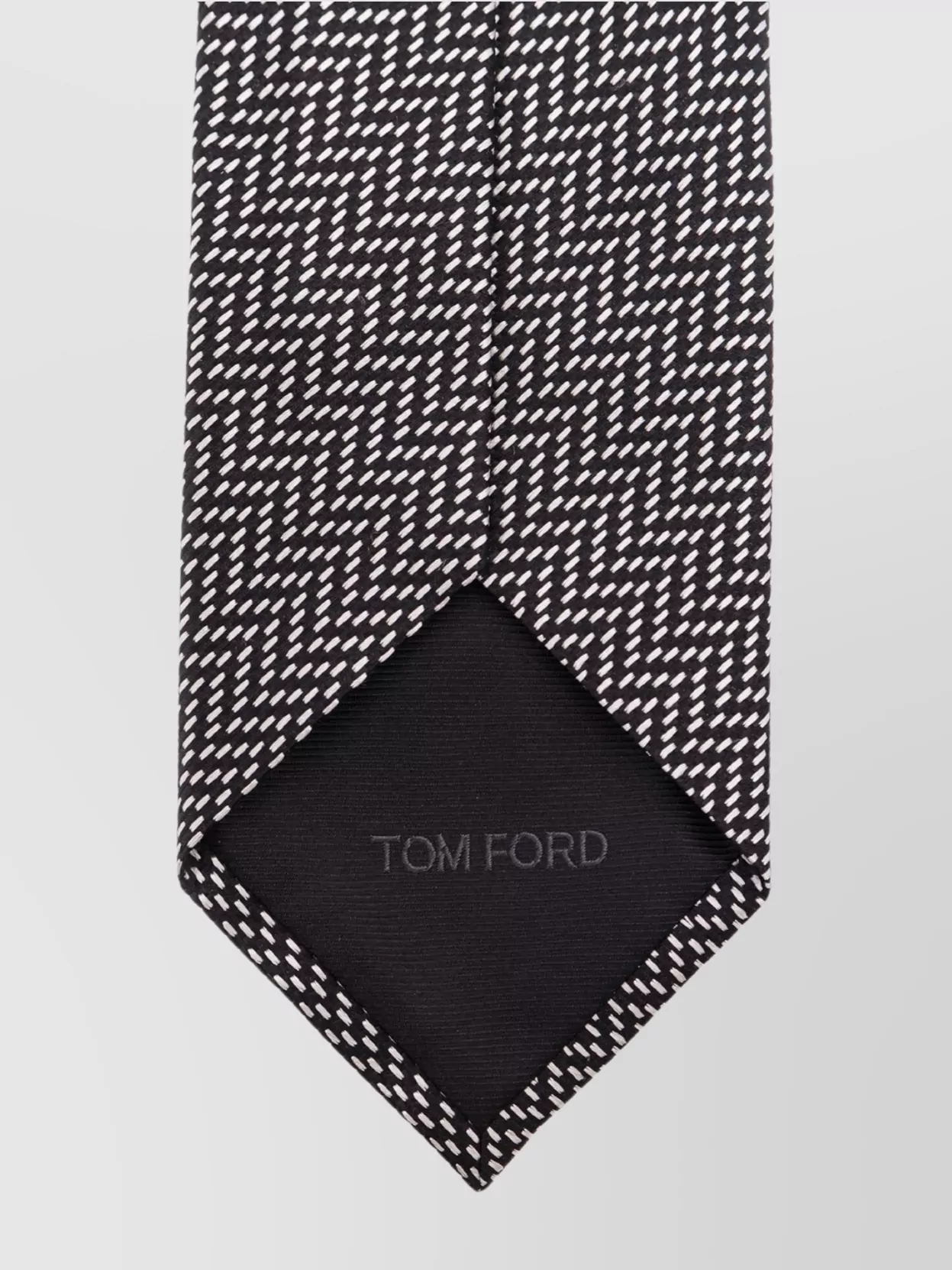 Tom Ford Slim Pointed Herringbone Bow Tie