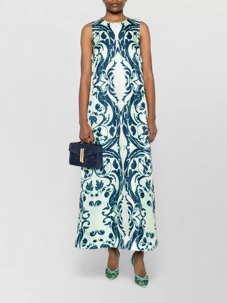 F.r.s For Restless Sleepers silk sleeveless floral-print maxi dress
