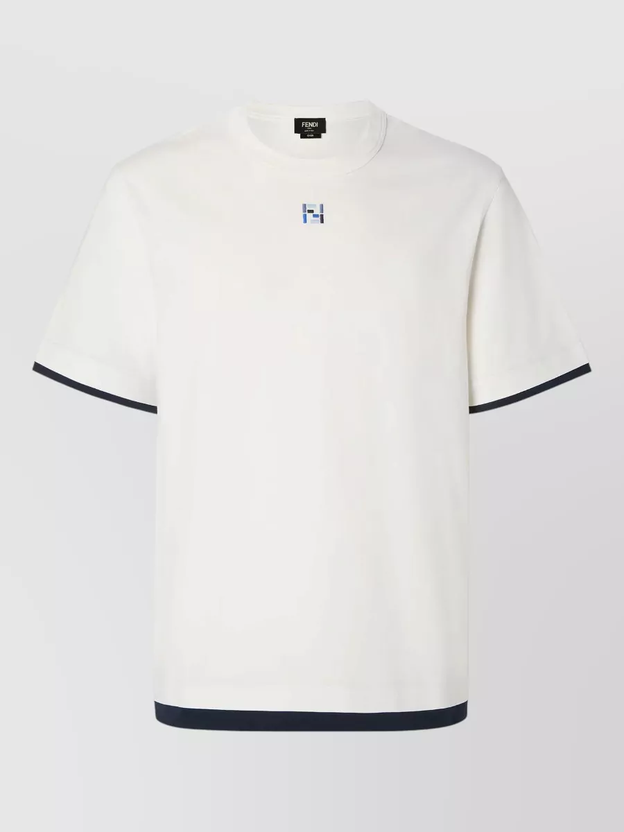 Fendi Cotton oversized short-sleeve t-shirt