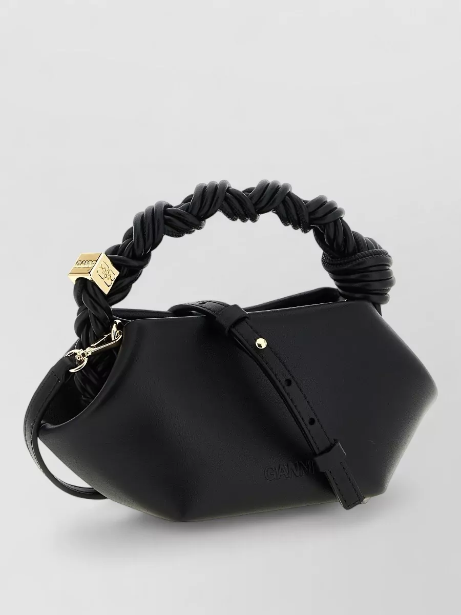 Ganni Bou Mini Leather Shoulder Bag