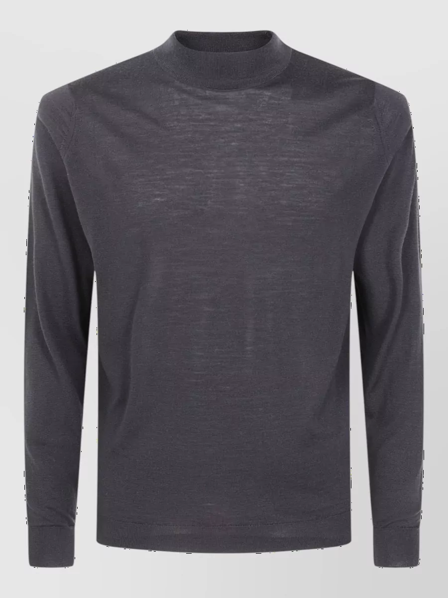 John Smedley merino wool turtleneck long-sleeve pullover