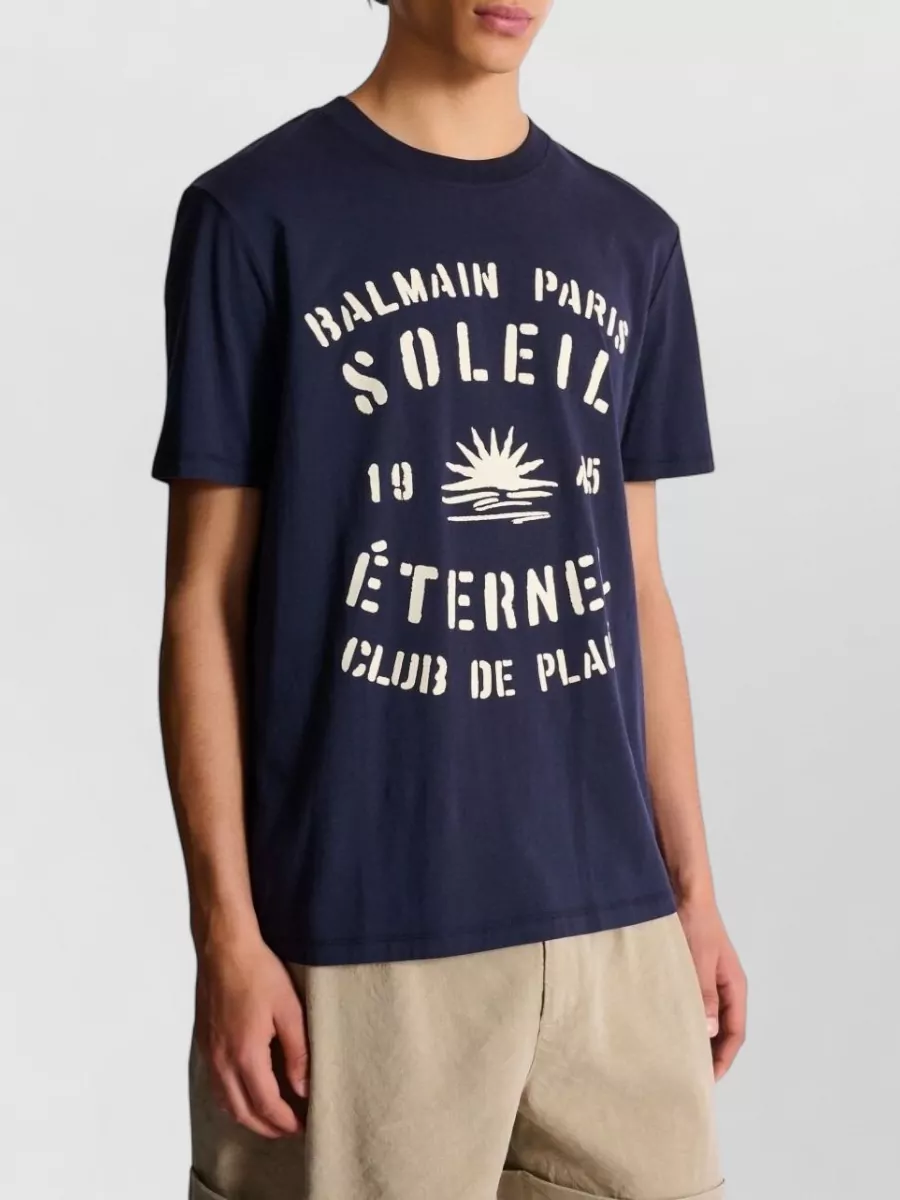 Balmain Cotton Crew-Neck Short-Sleeve T-Shirt