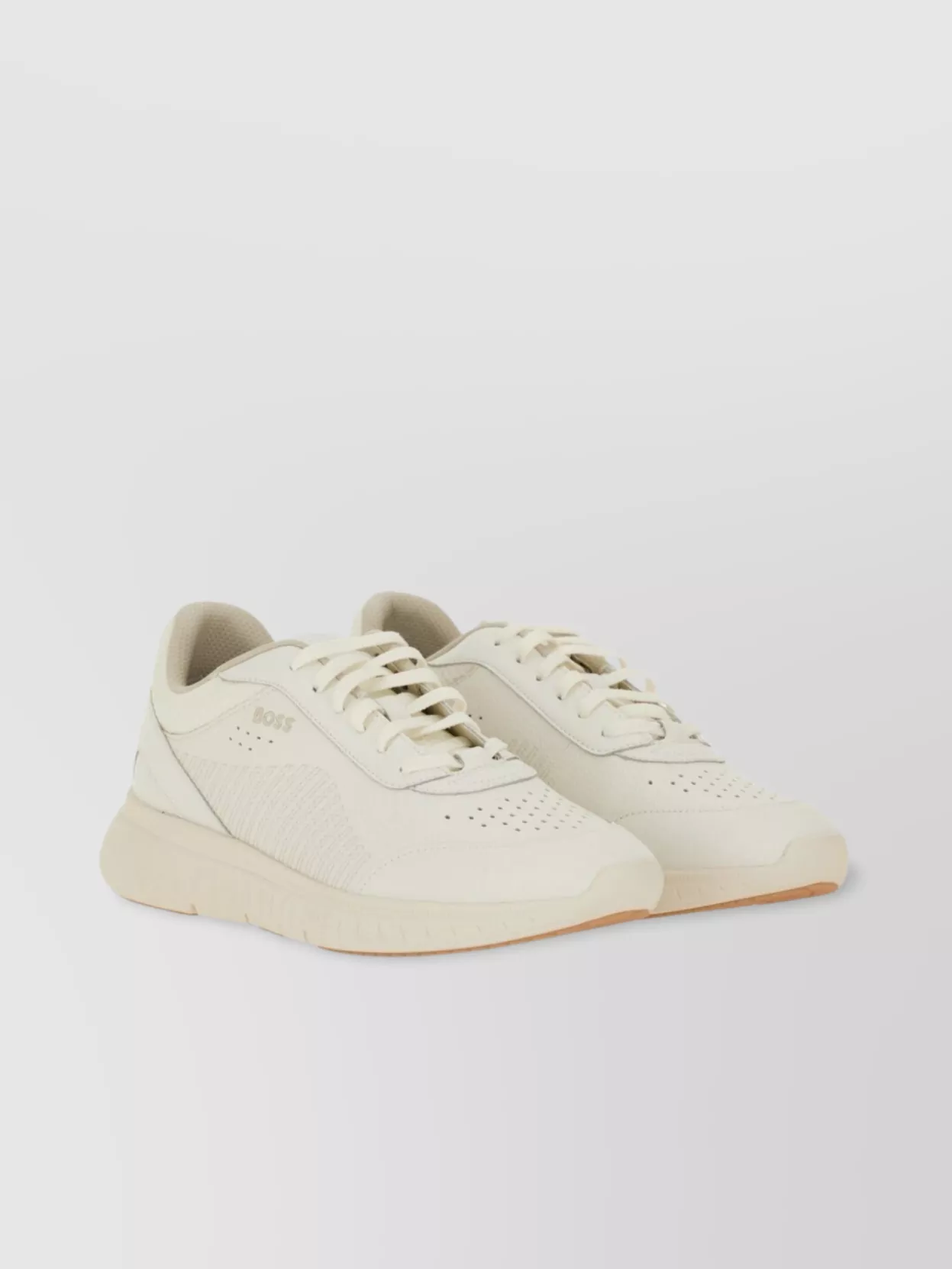 Boss Perforated Rubber Sole Sneakers