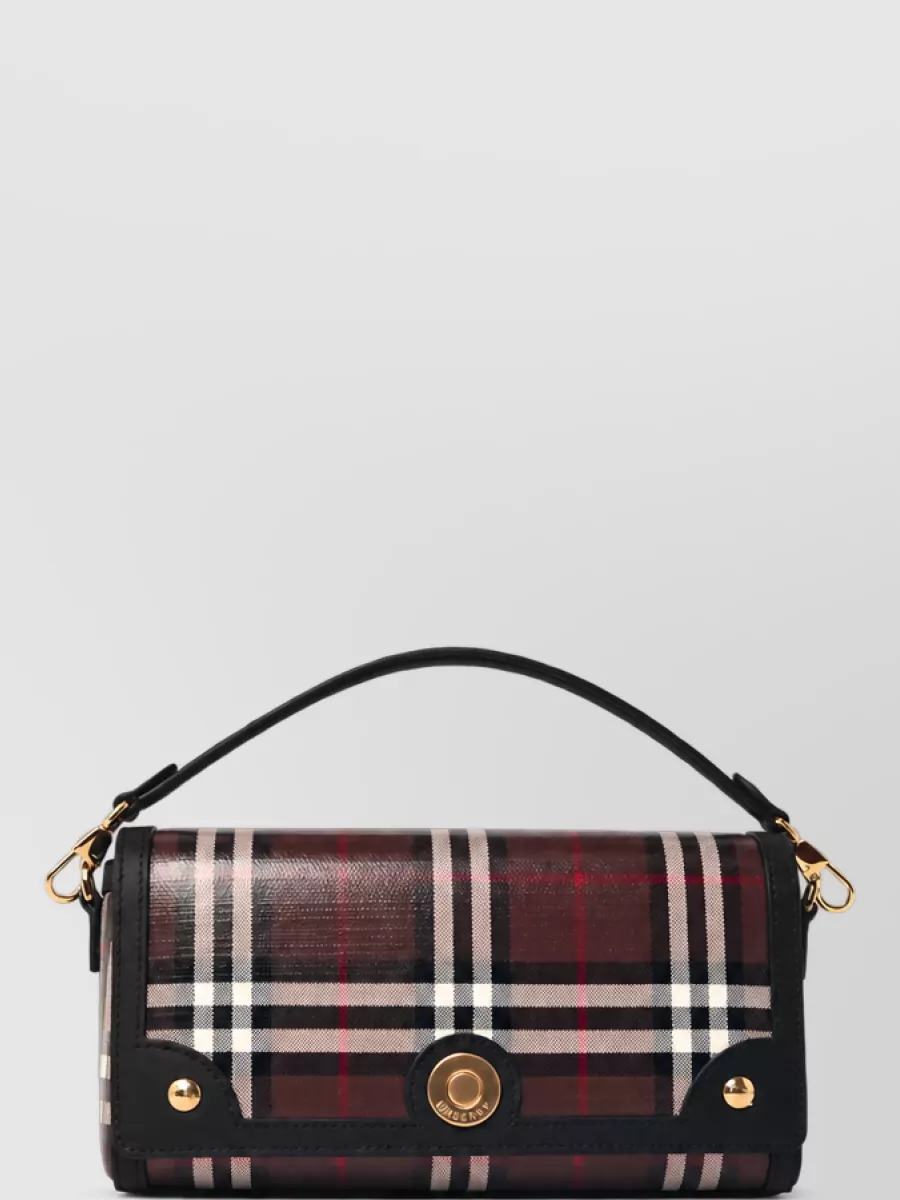 Burberry Note Bag Cotton Clutch Bag