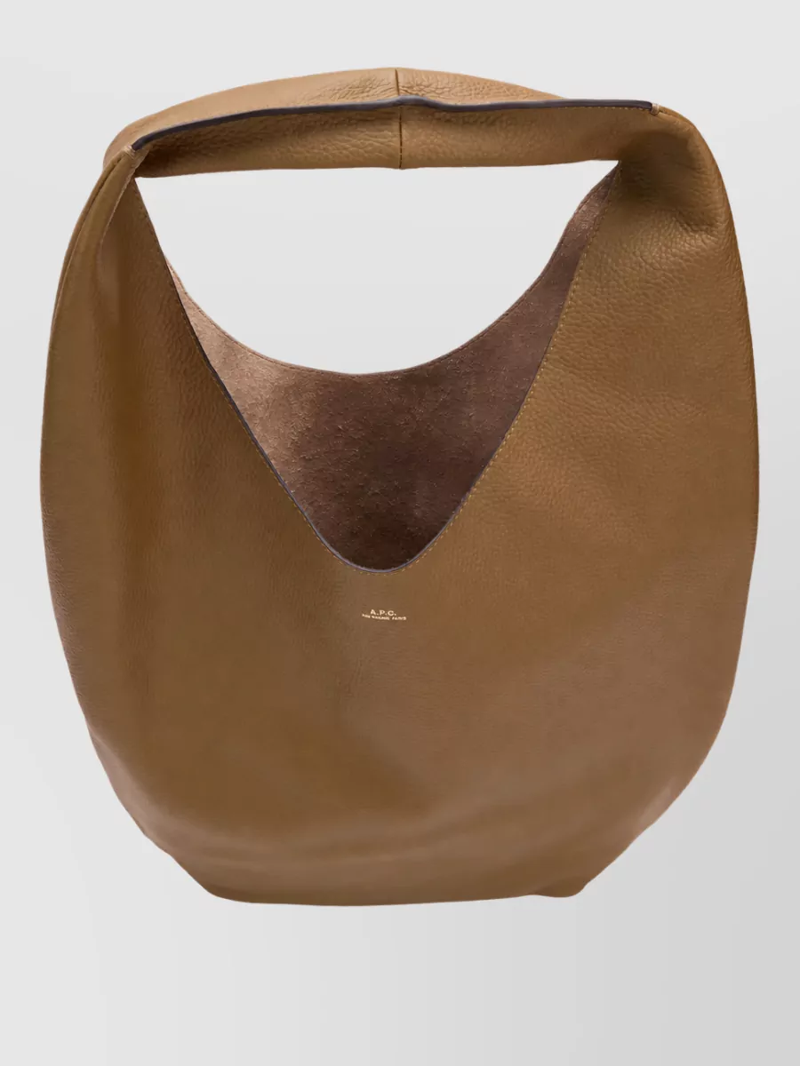 A.p.c. Neige Calf Leather Shoulder Bag