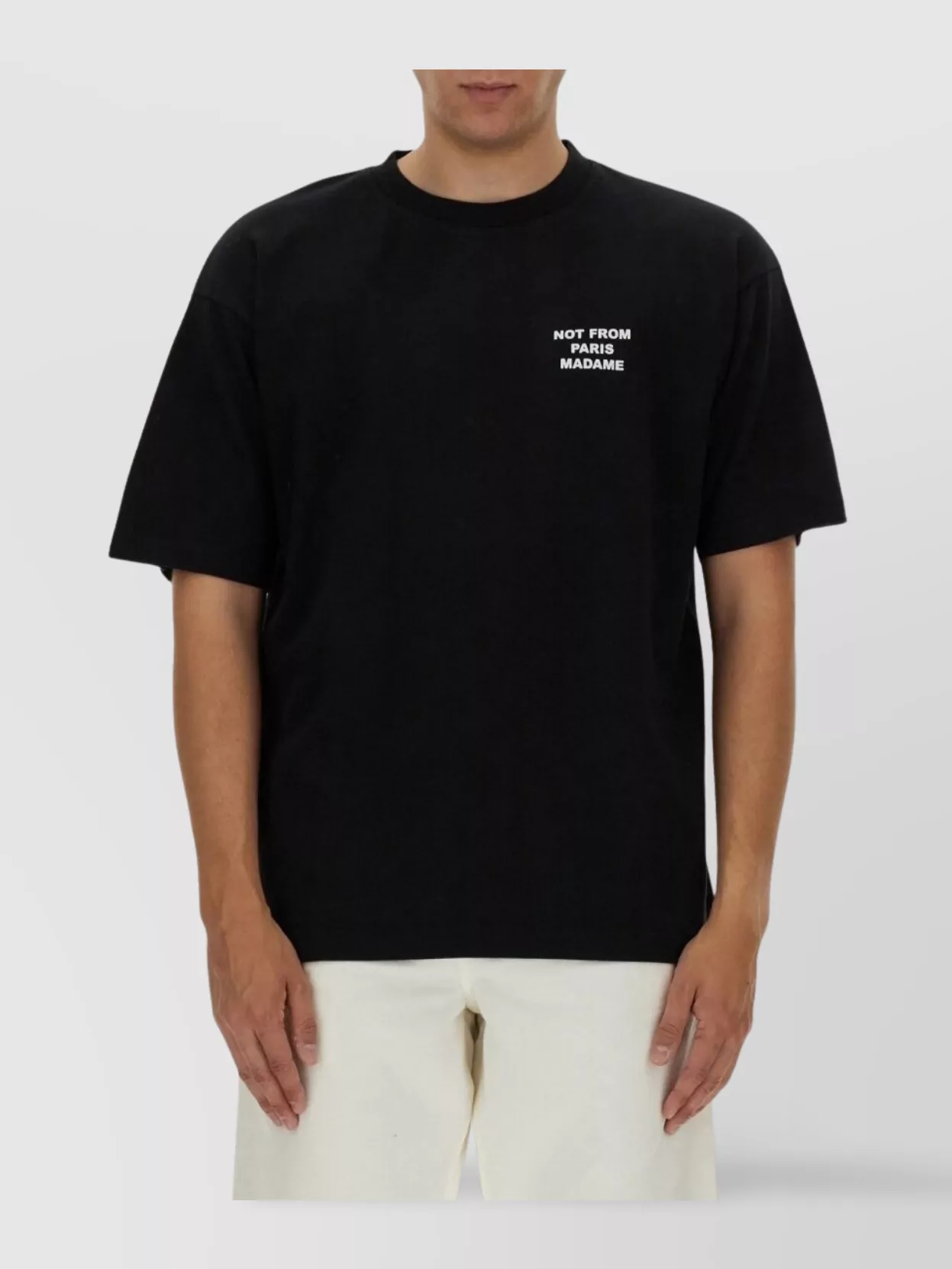 Drôle De Monsieur Cotton Crew Neck T-Shirt