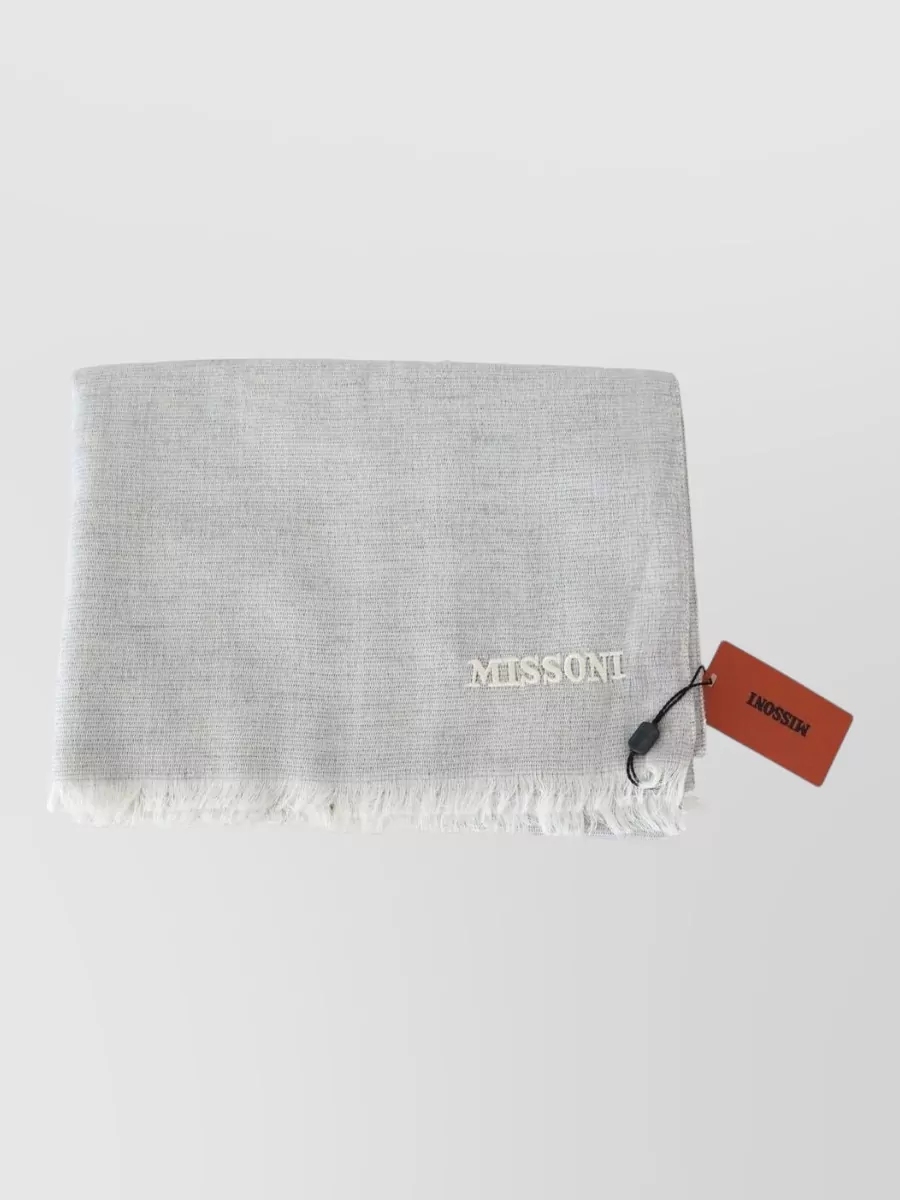 Missoni wool knit scarf