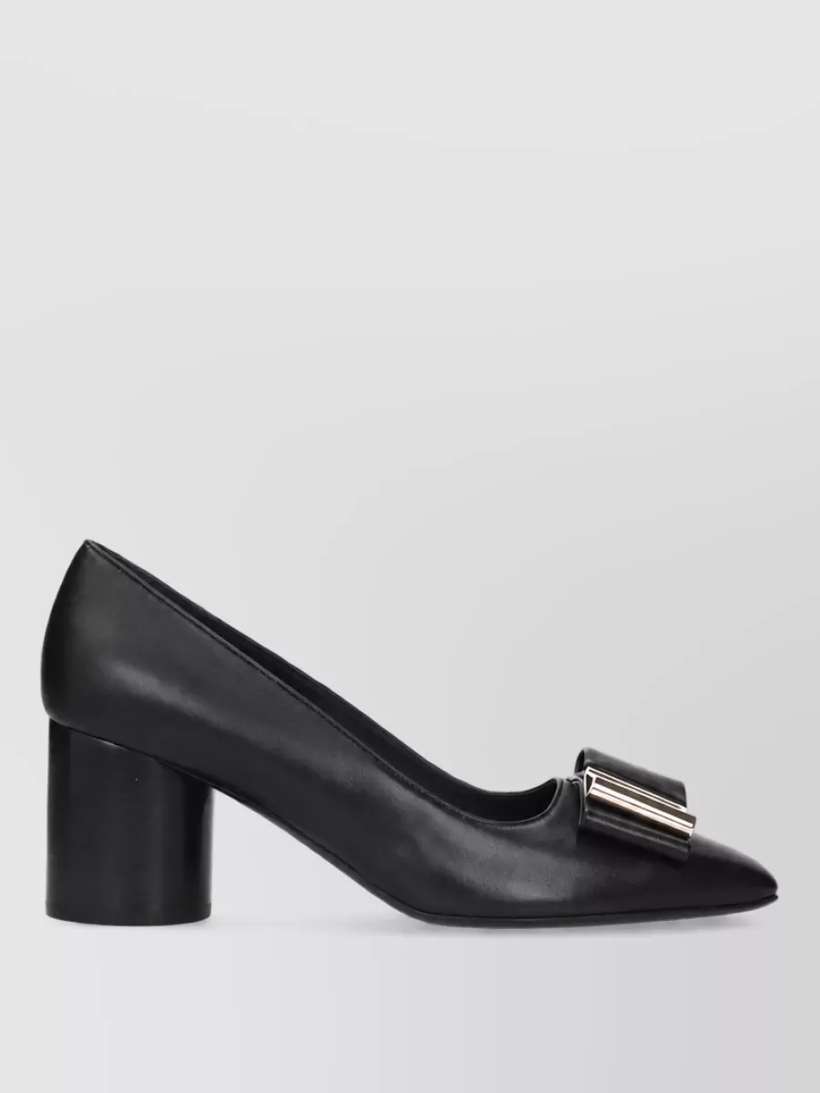 Ferragamo leather pumps