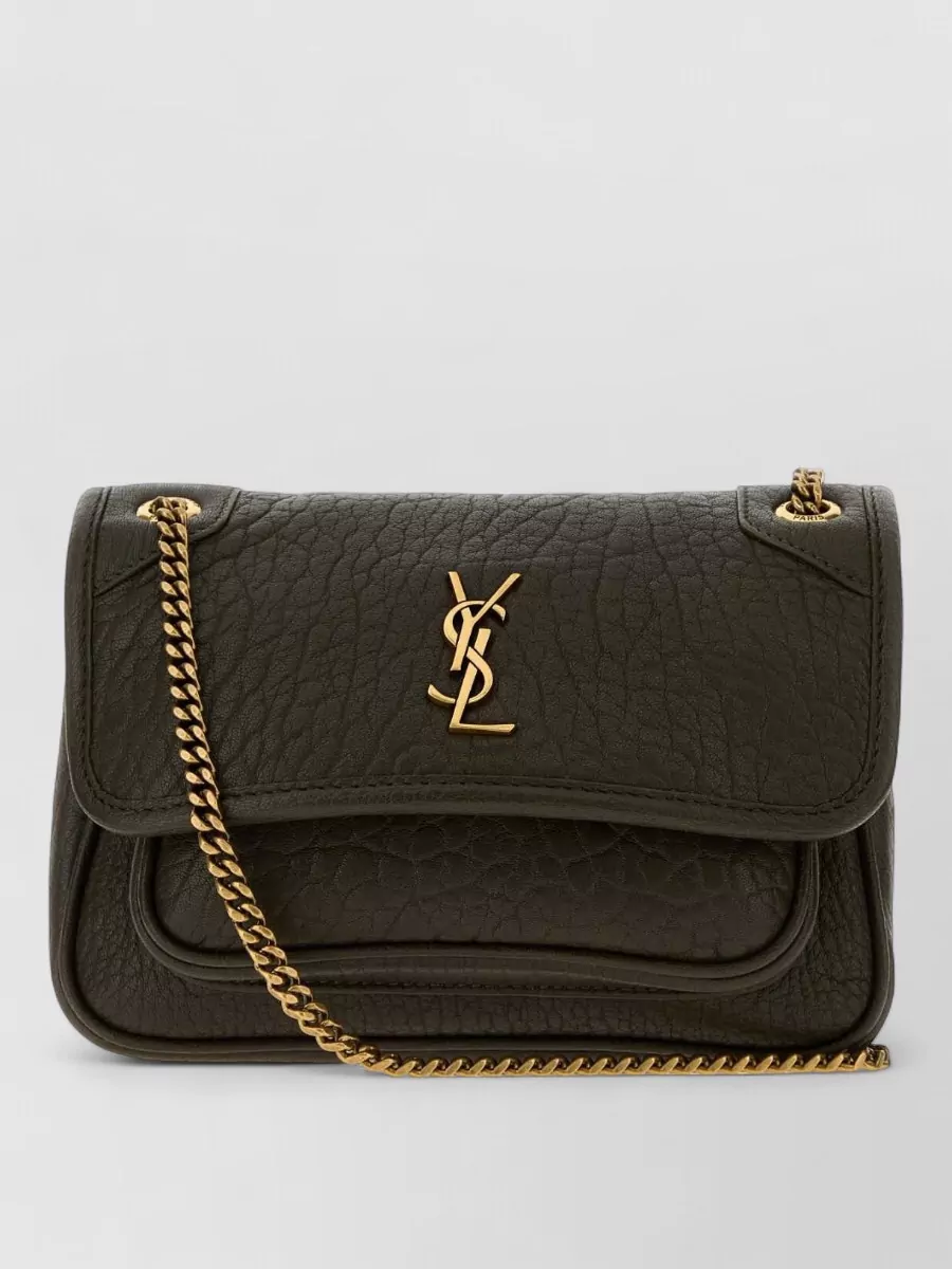 Saint Laurent niki mini leather clutch bag