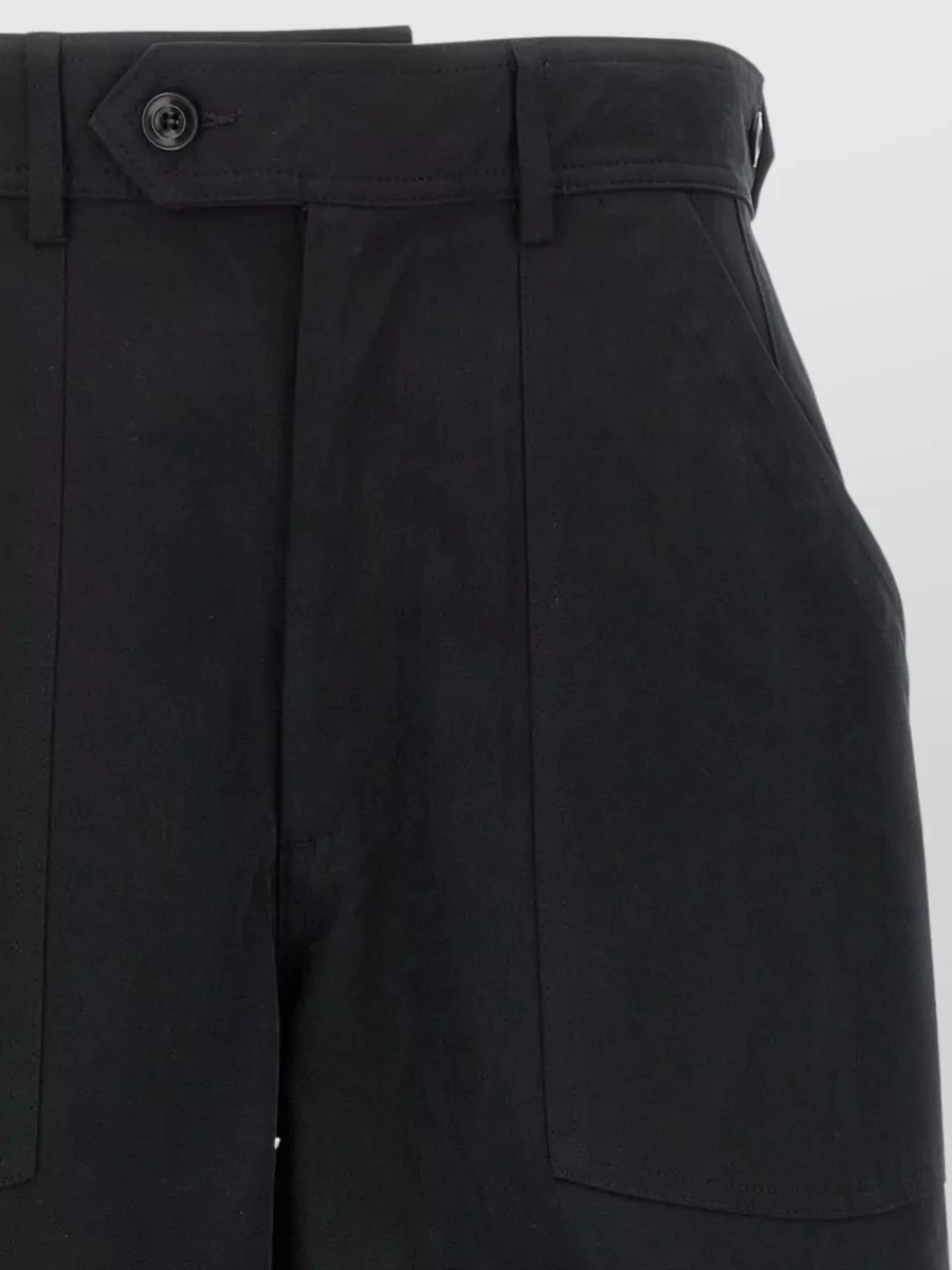 Cellar Door Cotton Wide-Leg Trousers