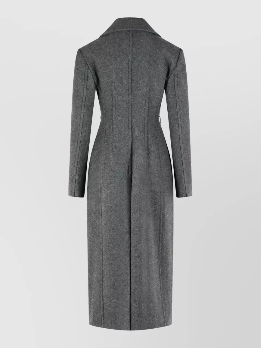 Sportmax Wool Long Coat