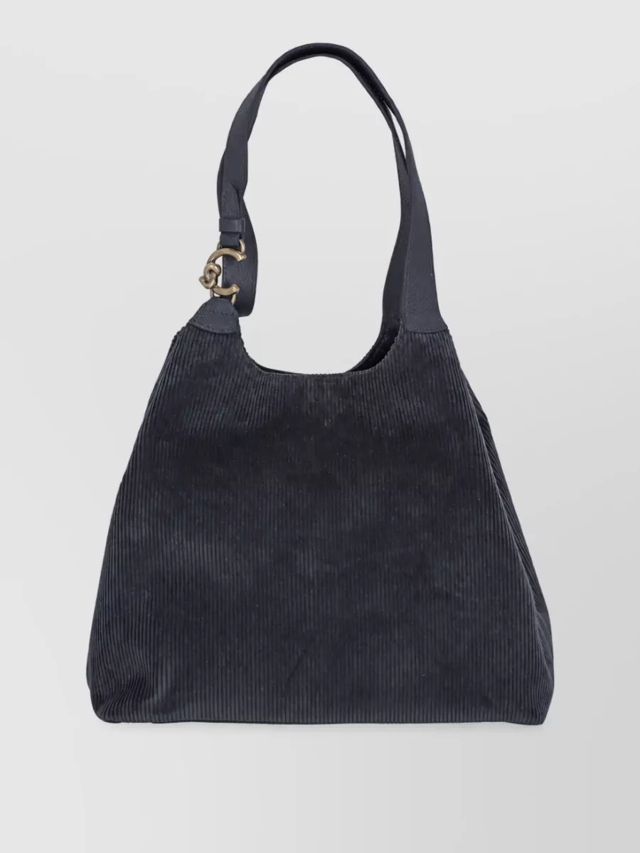 Coccinelle corduroy shoulder bag