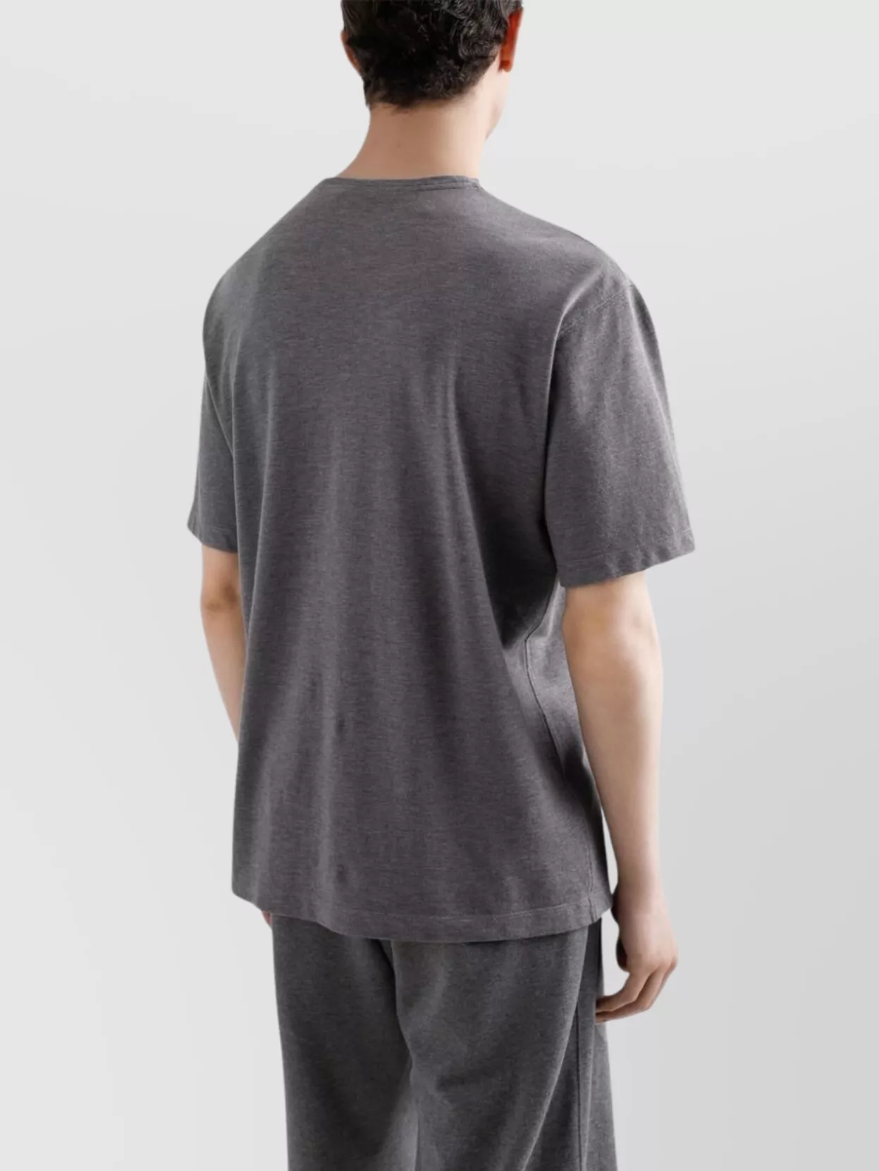 Dolce&Gabbana Crew Neck Mélange Effect Short Sleeves