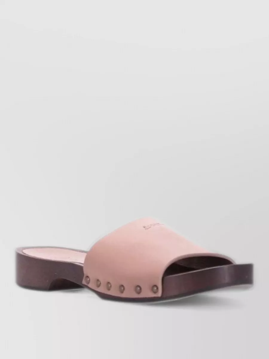 La Rose Leather sandals