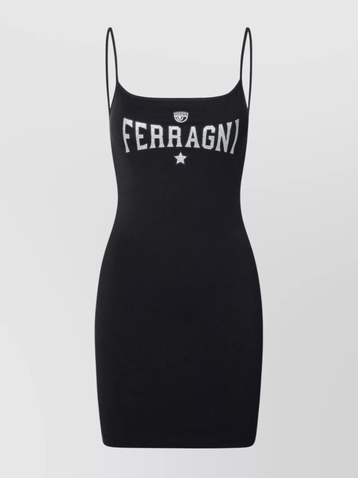 Shop Chiara Ferragni Short Cotton Blend Dress