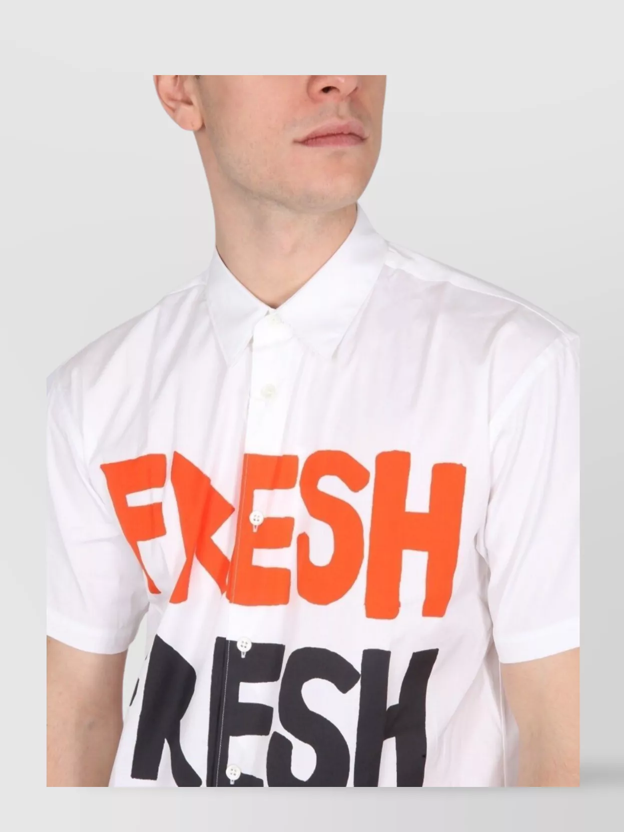 Comme Des Garçons Westfall Graphic Print Shirt