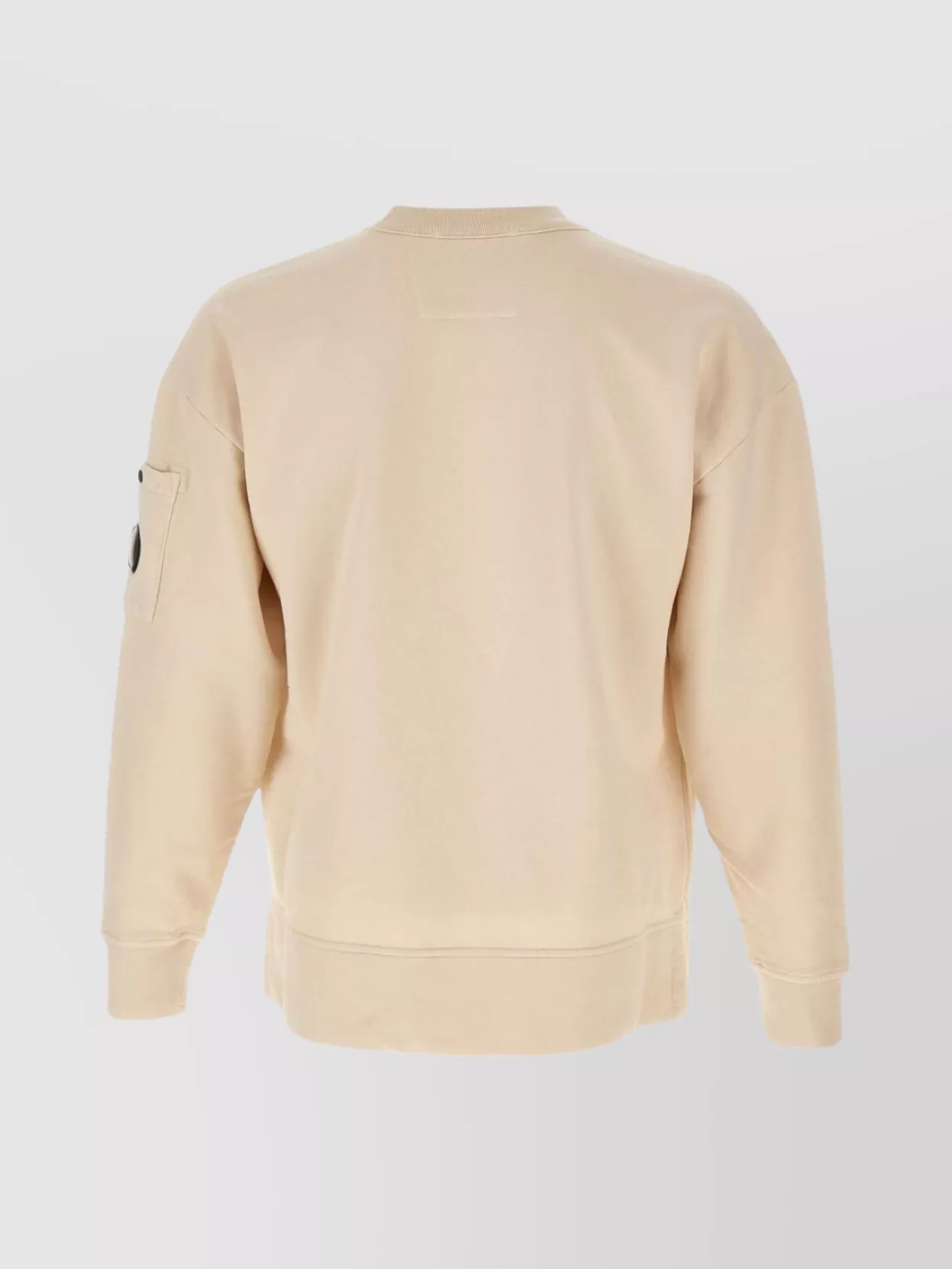 C.p. Company Long Sleeve Round Neck Sweatshirt With Pocket