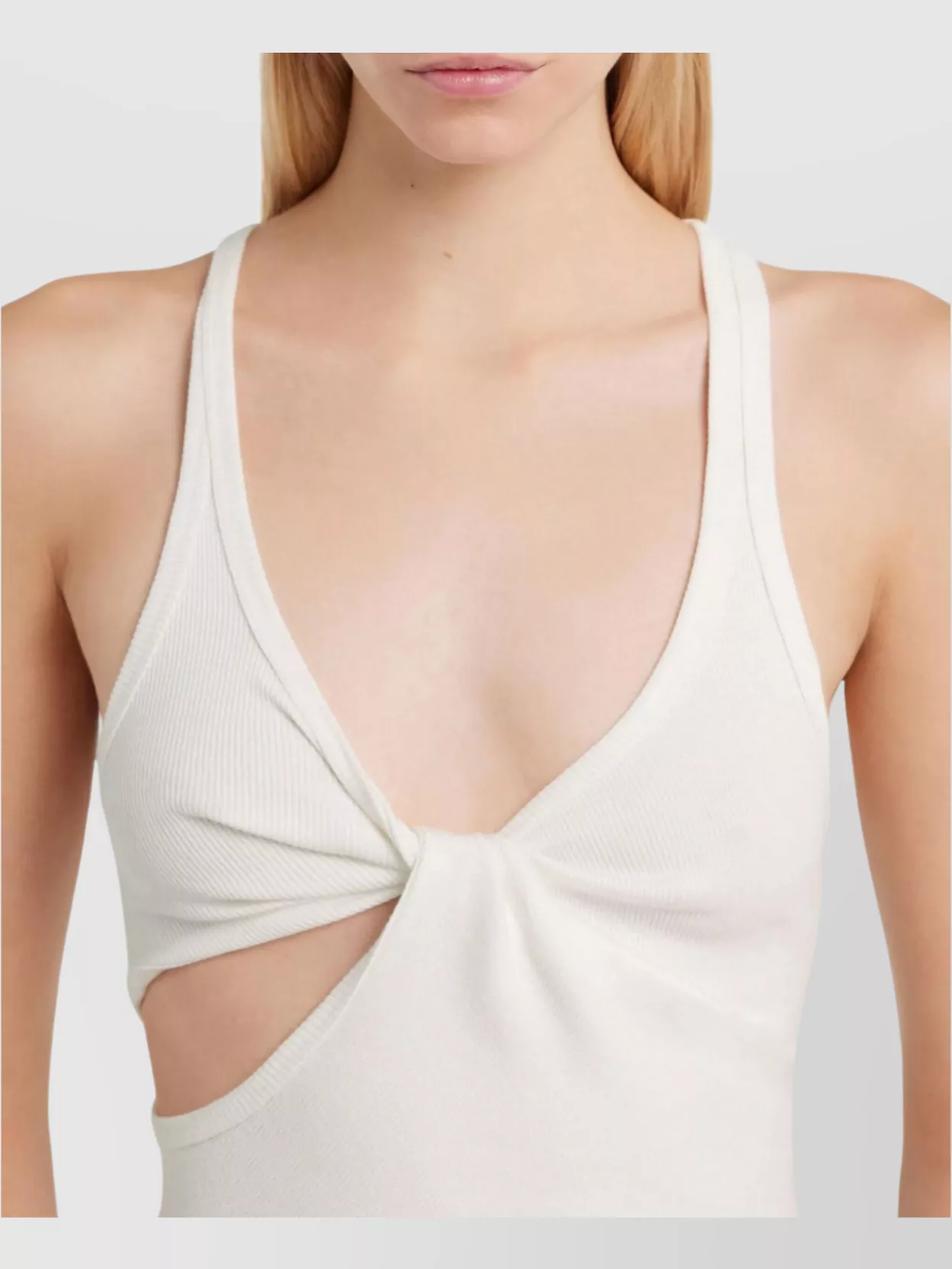 Courrèges 90'S Tank Top Twist Detailing