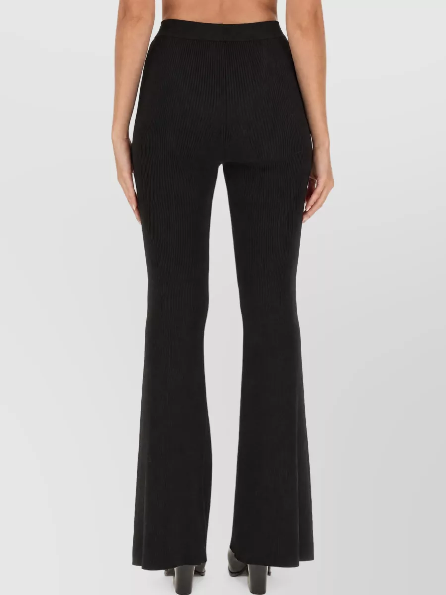 Stella Mccartney Ribbed Flared Trousers