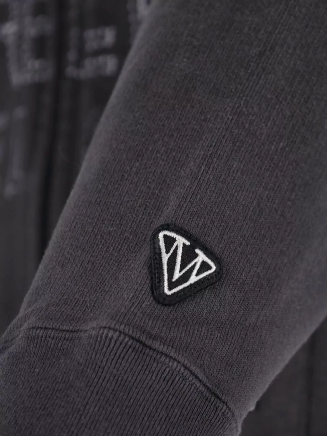 Maison Mihara Yasuhiro Graphic Print Hooded Jacket With Ribbed Cuffs