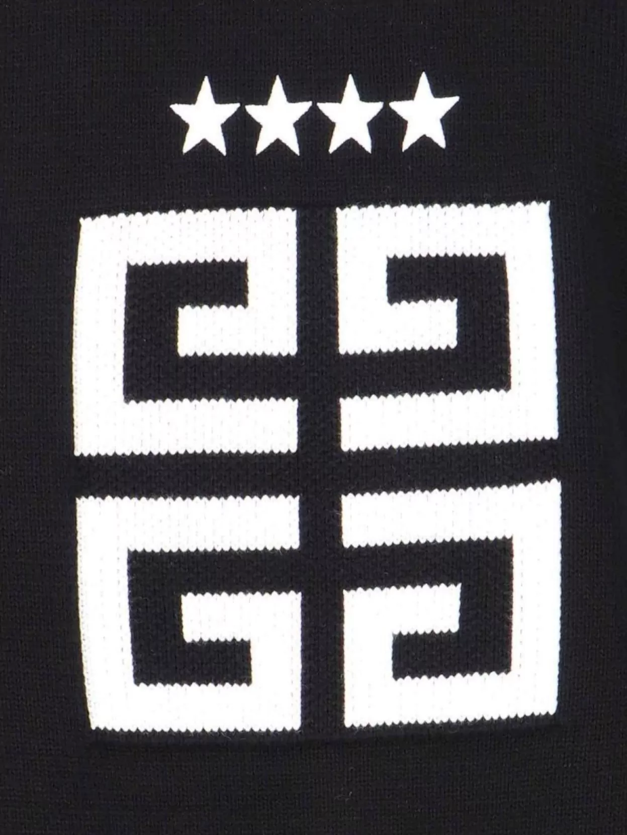 Givenchy Crewneck Sweater With Distressed Hem And Long Sleeves In Black
