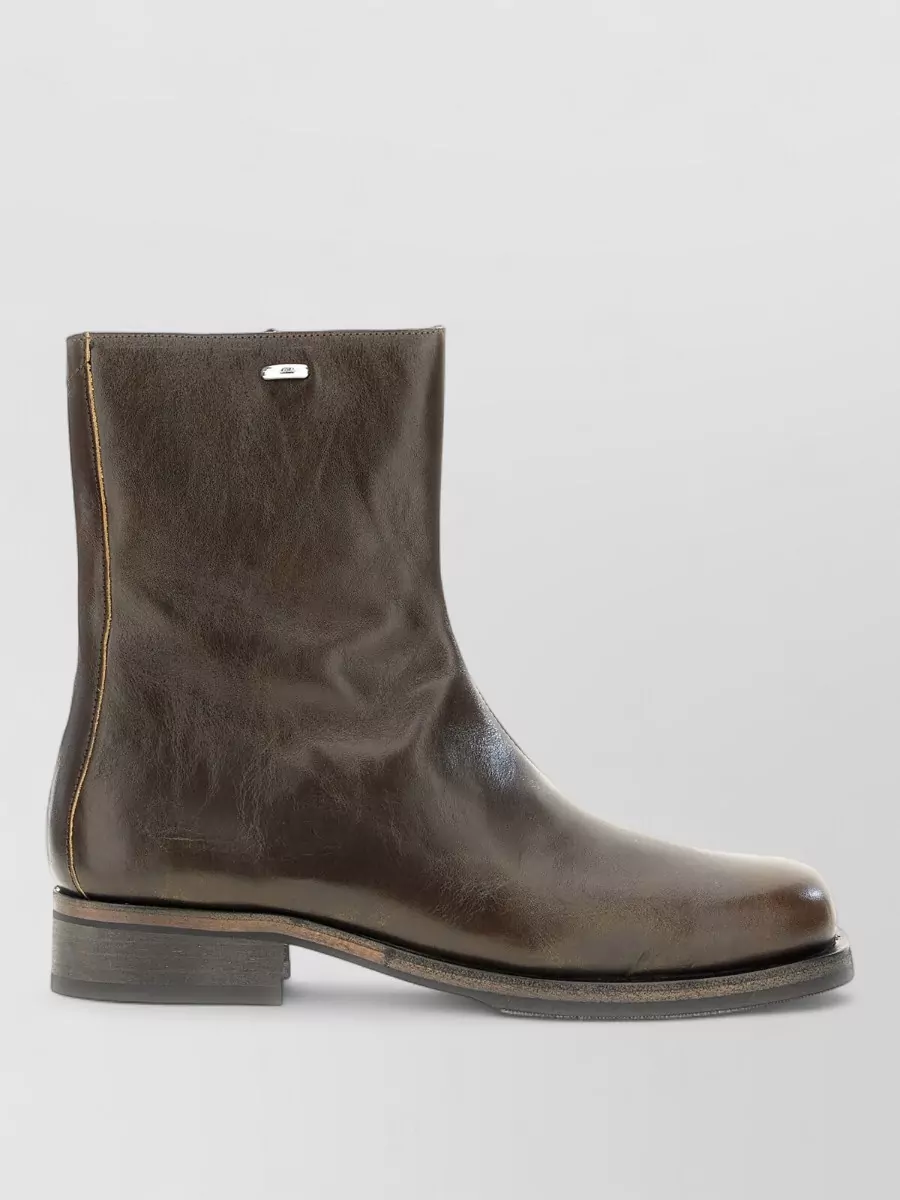 Our Legacy leather ankle boots