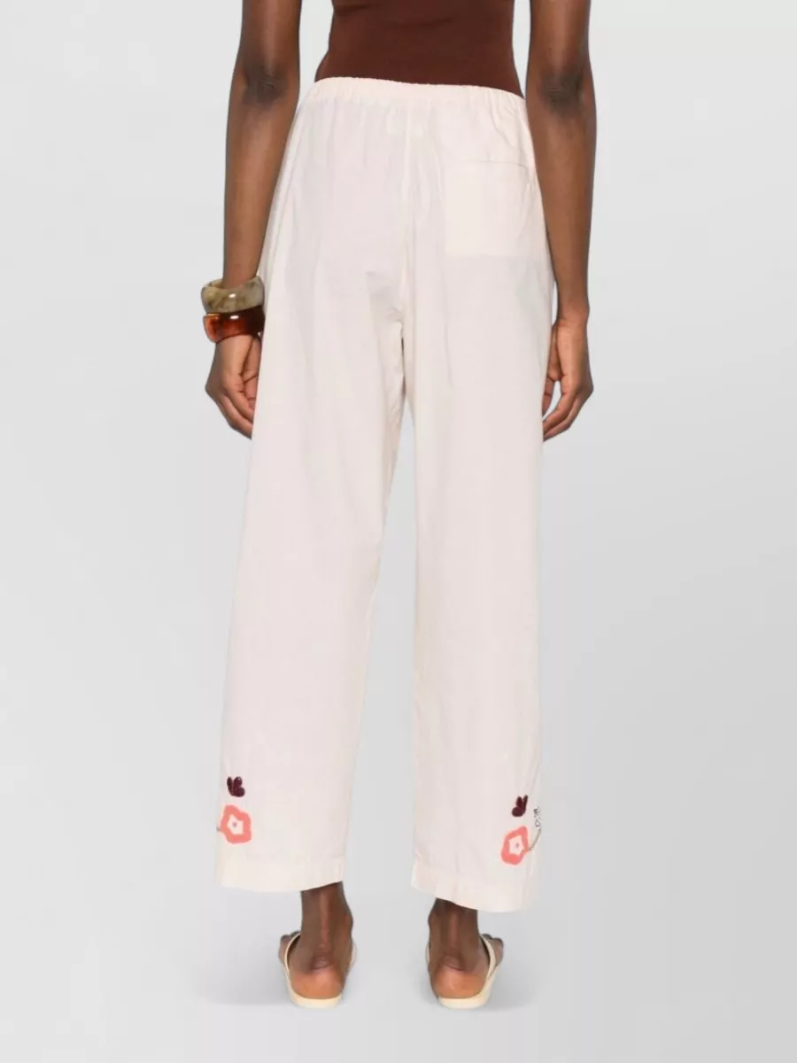 Forte Forte Embroidered Wide-Leg Trousers