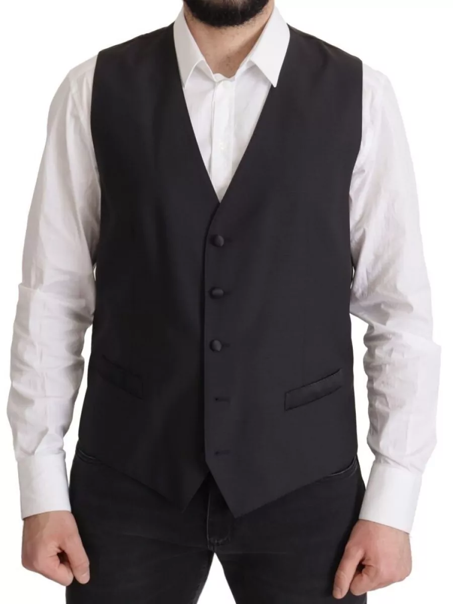 Dolce&Gabbana Wool Silk Single Breasted Blazer