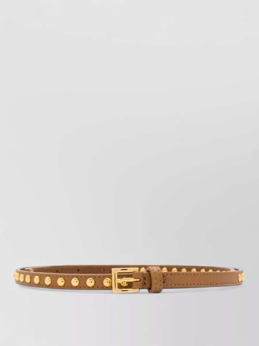 Prada Leather studded belt