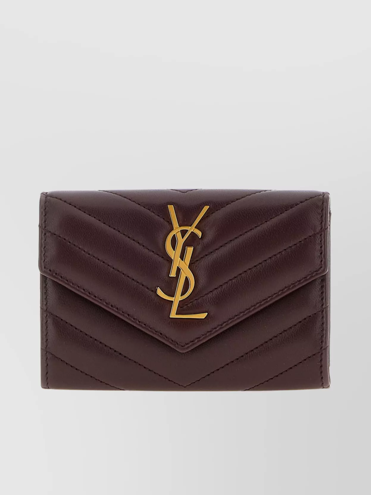 Saint Laurent 'envelope' Small Wallet Chevron Pattern