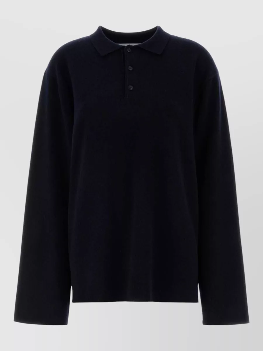 Extreme Cashmere Cashmere-Blend Polo Jumper